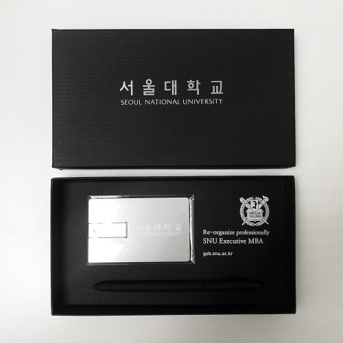 서울대학교 메탈카드 USB + 심플리 모노 펜 세트
